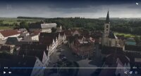 Luftaufnahme von Aub in Unterfranken