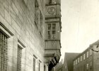 Regierungsstraße vor 1927, im Hintergrund mittig das heutige Denkmal