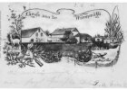 Ansichtskarte von 1901, Gruß aus der Würmmühle