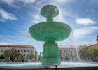 Der Schalenbrunnen am Geschwister-Scholl-Platz nach der Restaurierung