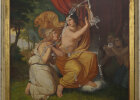 Szene aus dem Amor und Psyche Zyklus von Wilhelm von Kaulbach aus der ehemaligen Villa Dessauer.