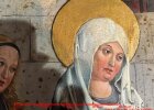 Detail. Der jüngst restaurierte Elisabethaltar, Spitalkirche St. Elisabeth, Hersbruck. 2024