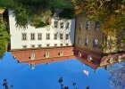 Altes und Neues Schloss Obbach nach der Renovierung, Euerbach, LK Schweinfurth, Oberfranken