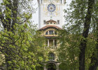 Müller´sches Volksbad, München, Haupteingang mit Turm