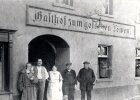 Das Bechermetzgerhaus zur Zeit seiner Nutzung als Gasthof