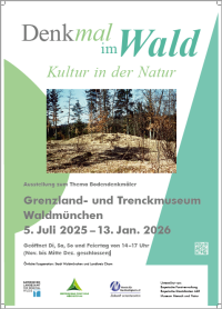 Ausstellung Denkmal im Wald, Plakat Ausstellung Denkmal im Wald, Plakat