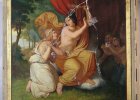 Wilhelm Kaulbach (1804-1874): Psyche vor Venus, 1835, Wandmalerei (auf Leinwand übertragen)